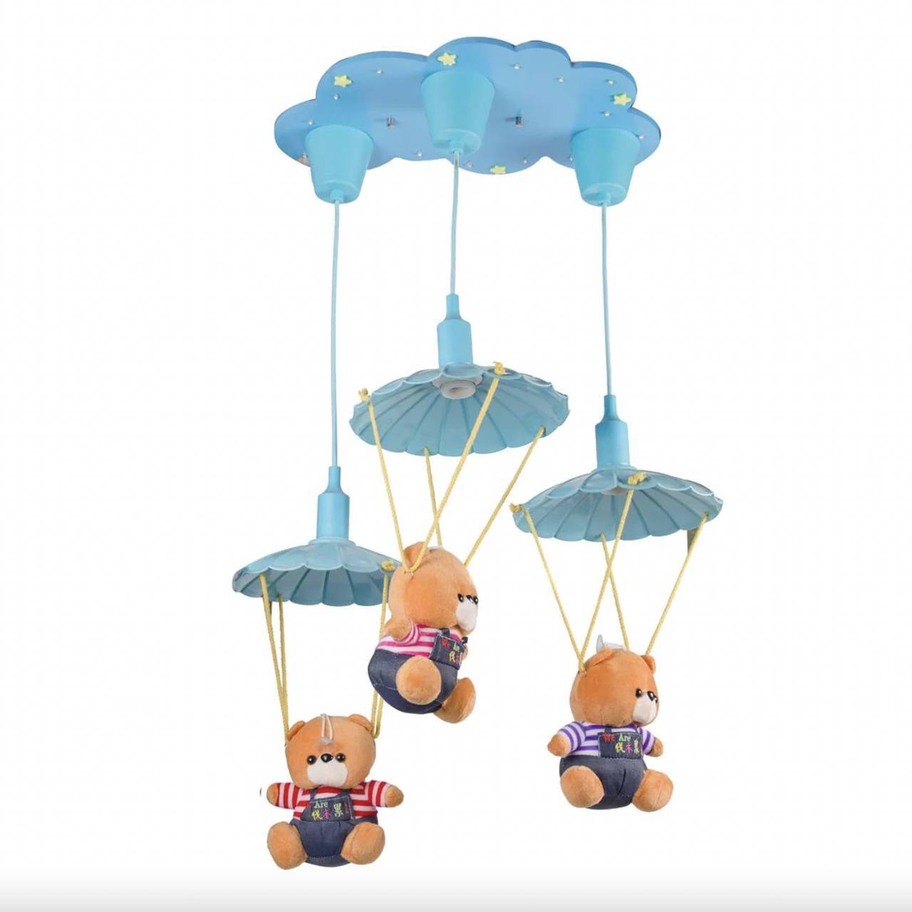 Люстра детская Sunlight Плюшевые медведи с подвесами (6055-3)