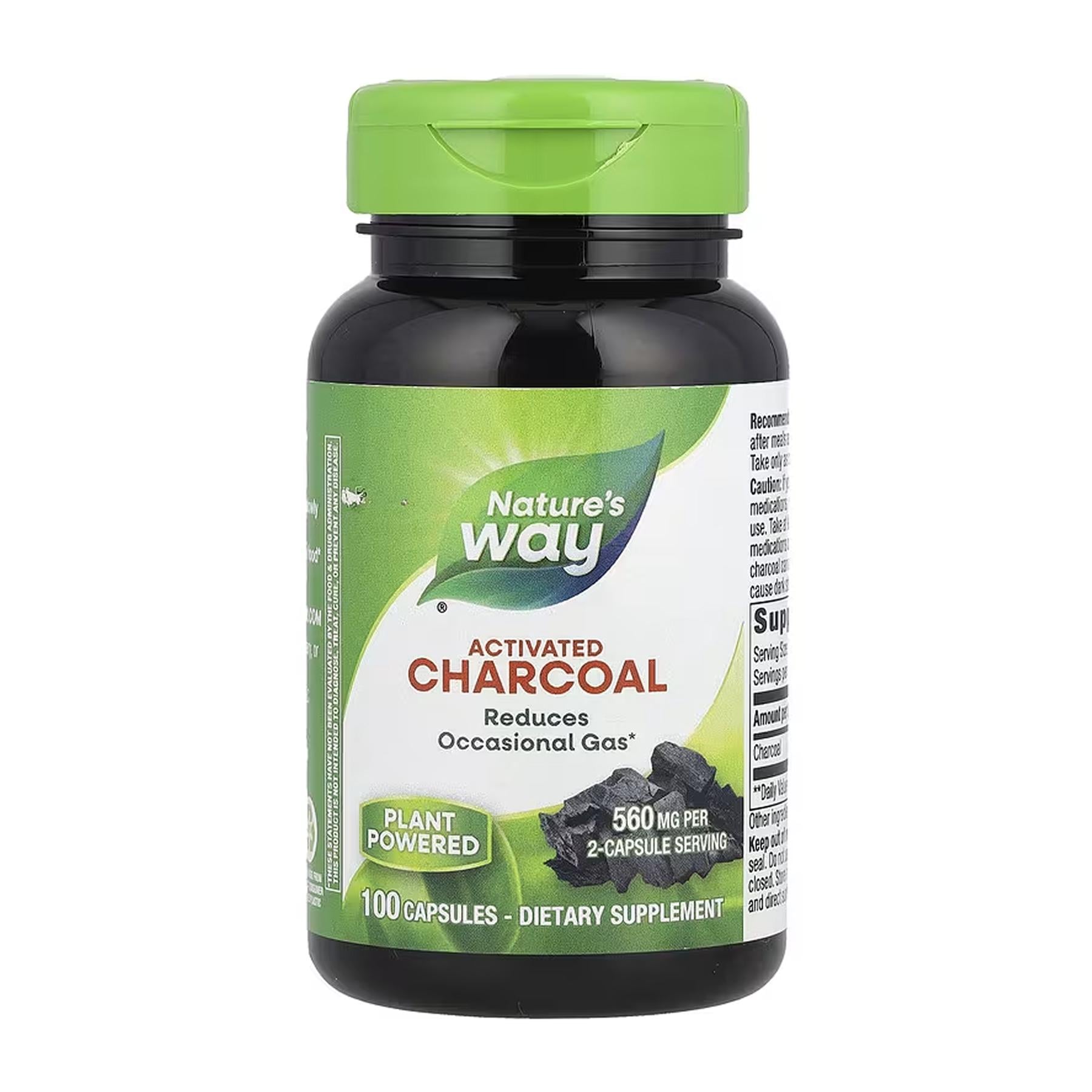Активоване вугілля Nature's Way Activated Charcoal 100 caps