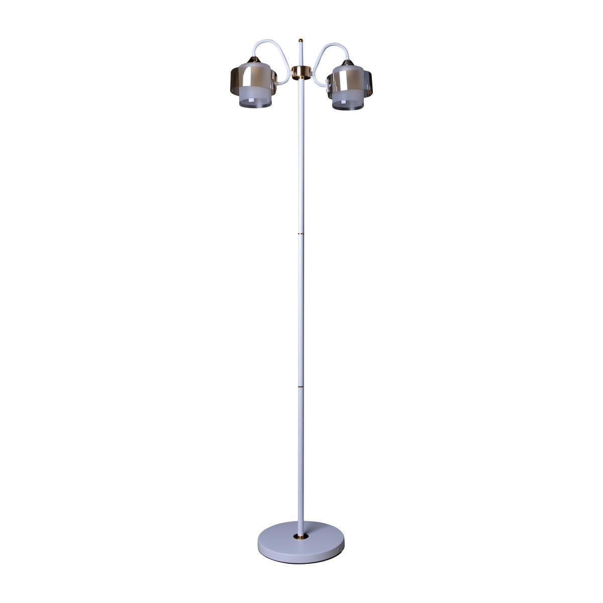 Торшер Brille LK-729F/2 E27 WH+FG 25-389