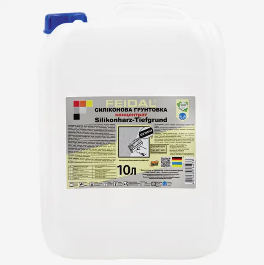 Грунтовка-концентрат силиконовая Silikonharz-Tiefgrund Feidal 10л (27581677)