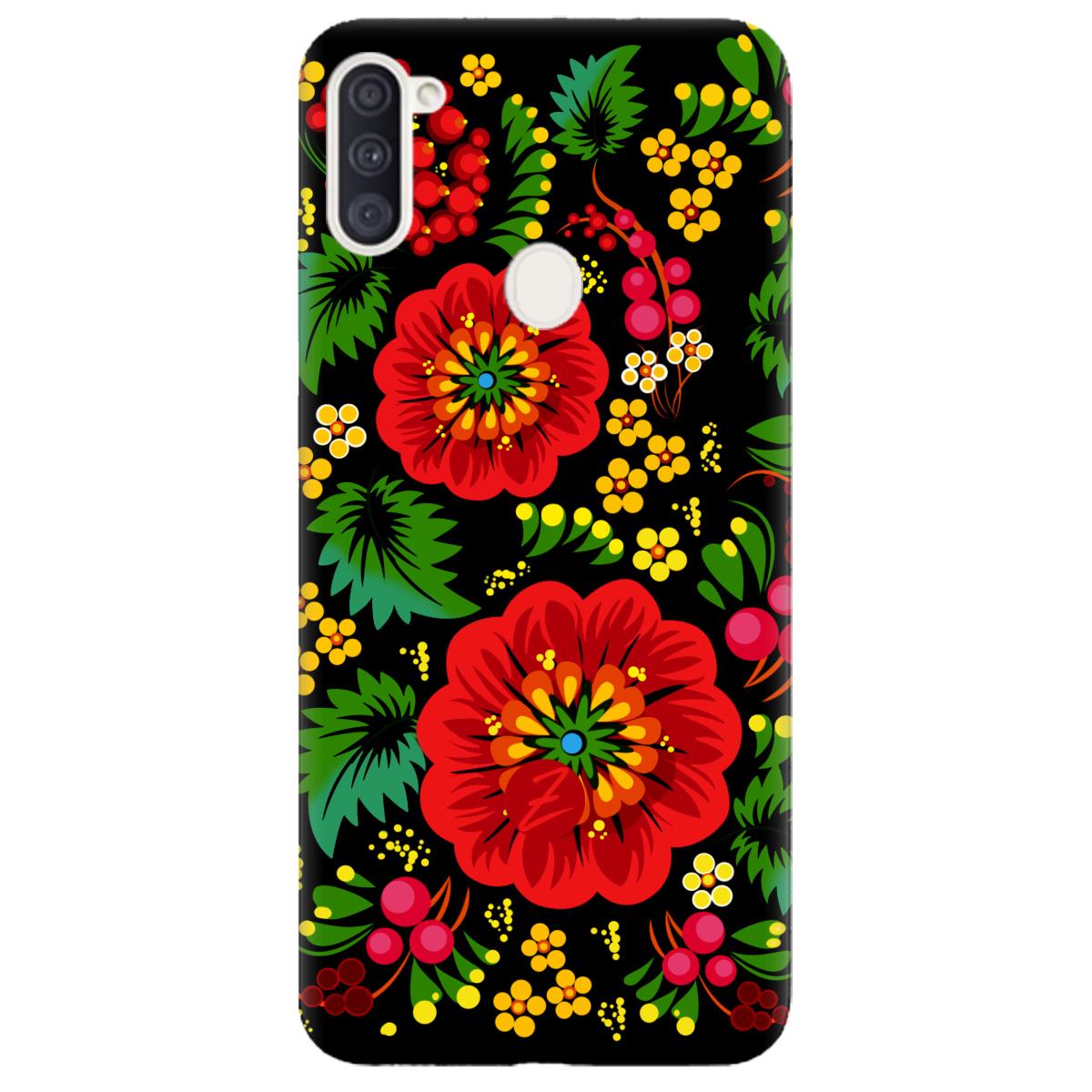 Силиконовый чехол Zorrov для Samsung Galaxy A11 - Ukrainian art (14140040170100004)