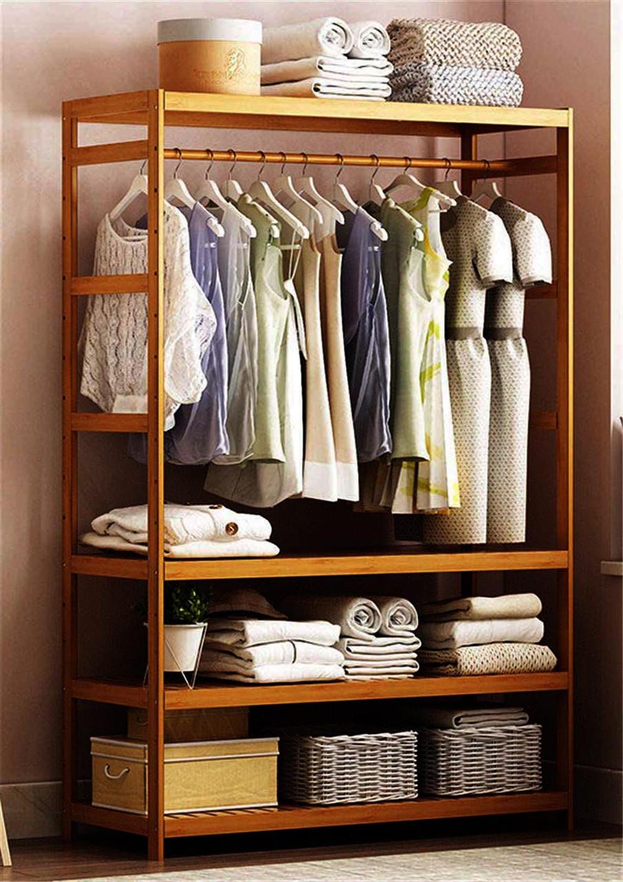 Вешалка-стойка для одежды из дерева Китен 110 Мускат (СВГ-112107)