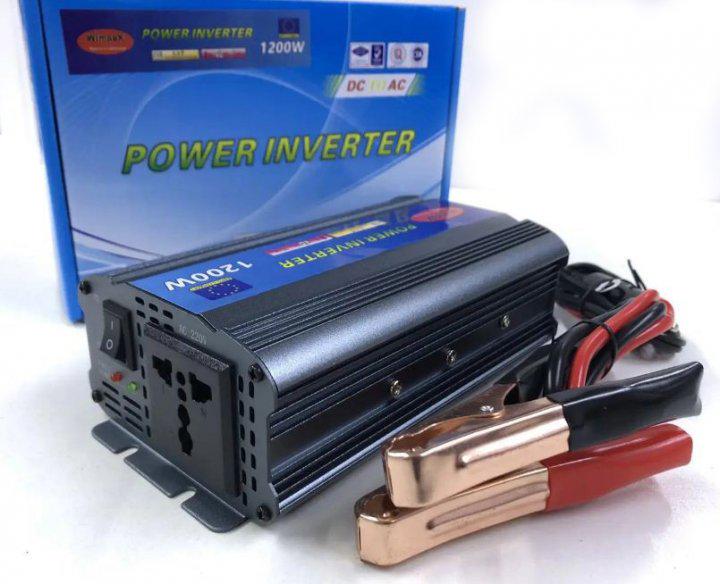 Инвертор Wimpex автомобильный инвертор 12V 220V 1200W USB (WX1200W)