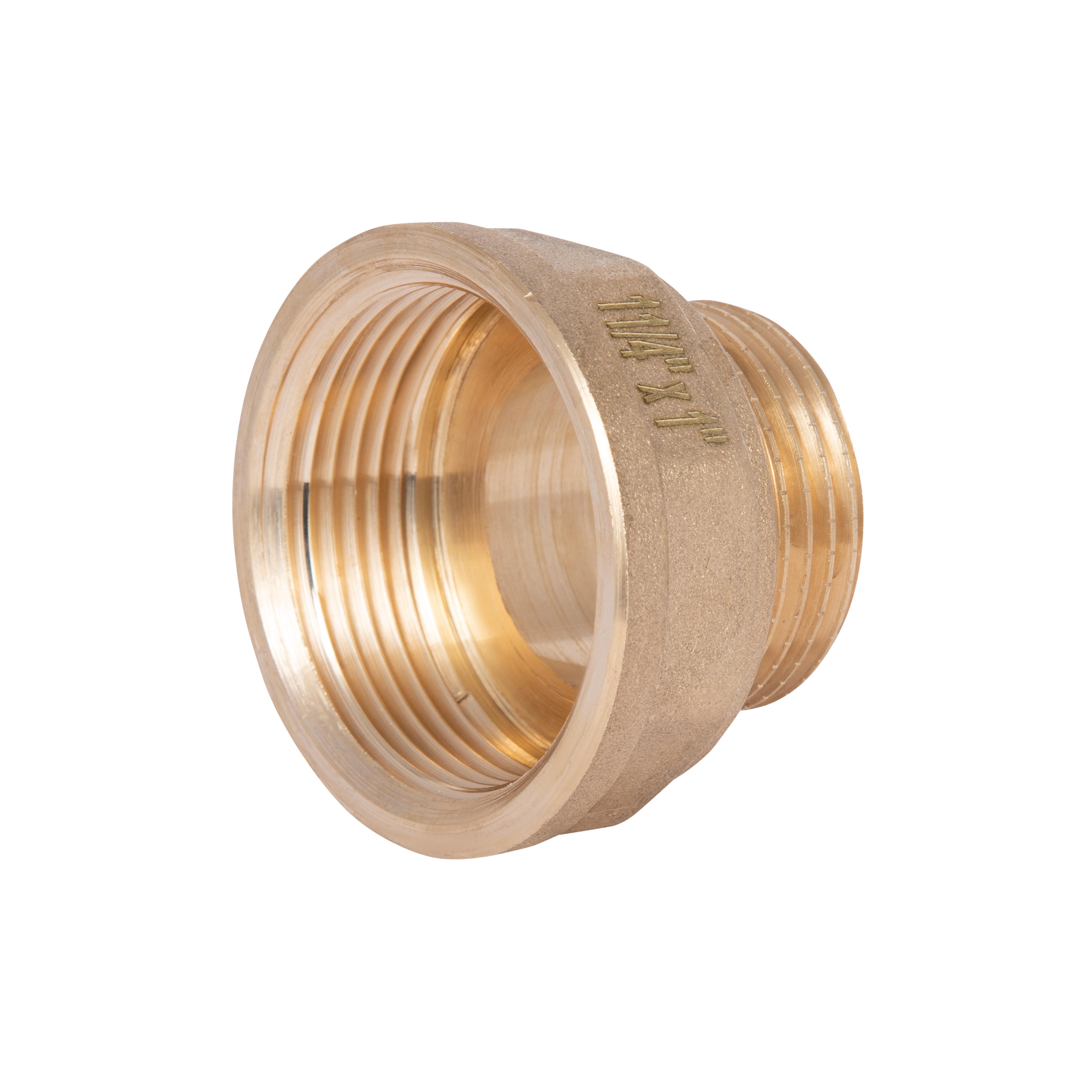 Переходник латунный Thermo Alliance Standart 1 1/4" В х 1"С Желтый (SD4093225)