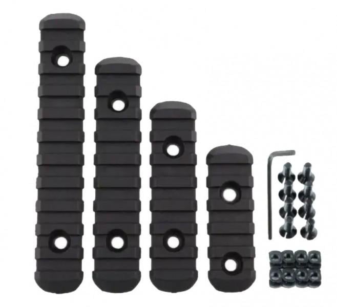 Набор планок Weaver/Picatinny 4 шт. (101105) Набор планок Weaver/Picatinny 4 шт. (101105)