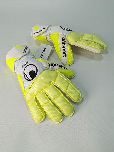 Рукавиці воротарські Uhlsport Pure Alliance Soft Pro 1011172 01 р. 8 Жовто-білий - фото 7