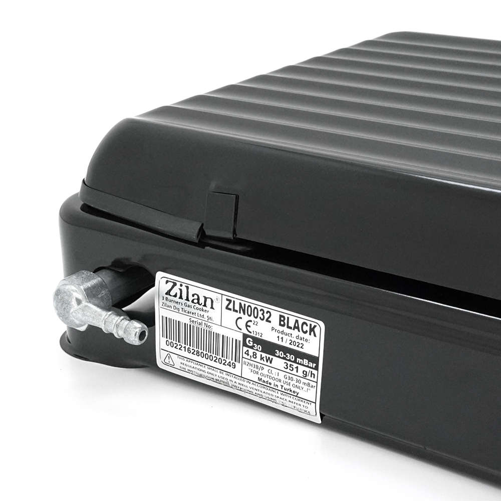 Газова плита Zilan ZLN0032 3 конфорки (YUT_V6125) - фото 6 Газова плита Zilan ZLN0032 3 конфорки (YUT_V6125) - фото 6