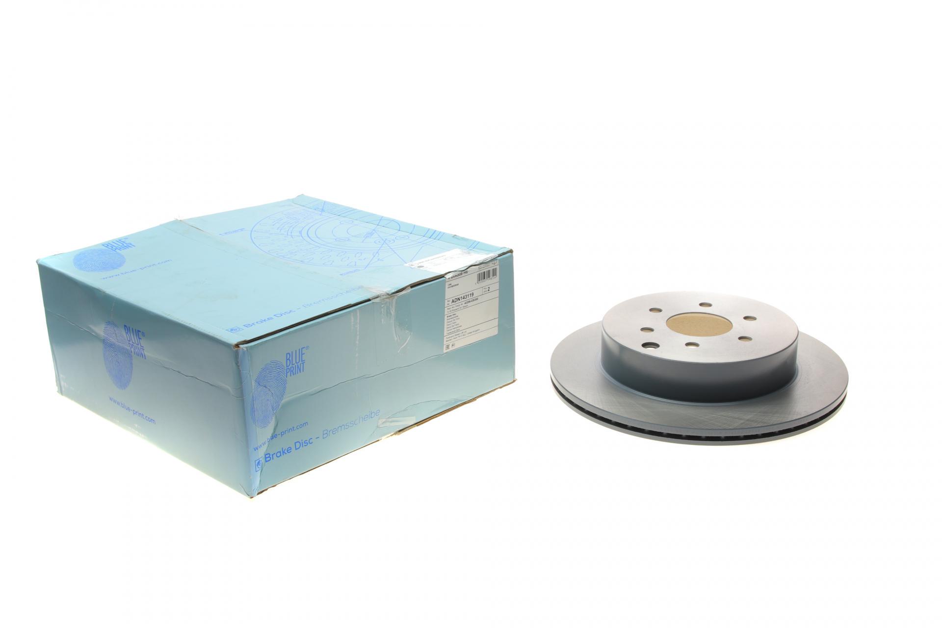 Диск тормозной задний BLUE PRINT Nissan Pathfinder 96-14 (ADN143119 BLUE PRINT)