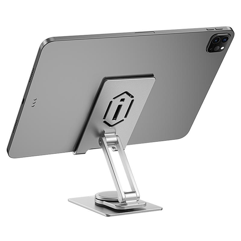 Подставка магнитная для планшетов WIWU ZM107 Desktop Rotation Stand 12,9" Silver (00000066829_1) - фото 4 Подставка магнитная для планшетов WIWU ZM107 Desktop Rotation Stand 12,9" Silver (00000066829_1) - фото 4