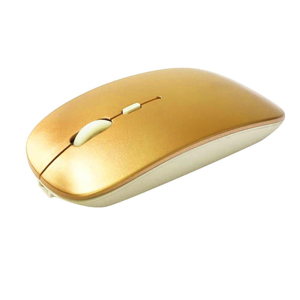 Беспроводная мышь 3в1 Slim Touch Bluetooth Gold
