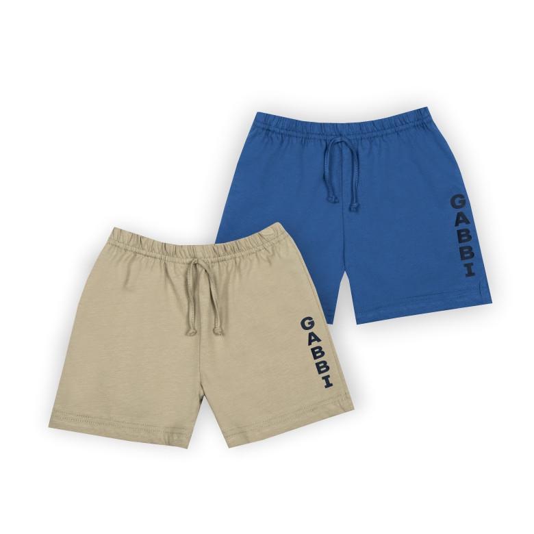 Шорты детские для мальчика Gabbi SH-24-2 92 см 2 шт. Оливковый/Синий (14058)