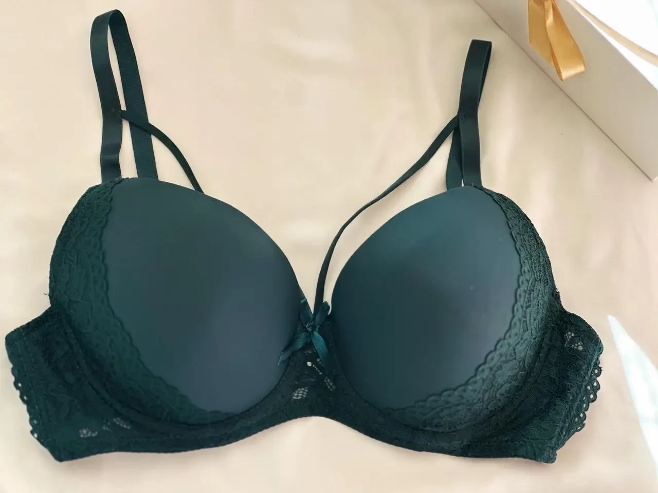 Бюстгальтер TEYI на косточках без Push-Up 85C Изумрудный (TY9214GRE85C)
