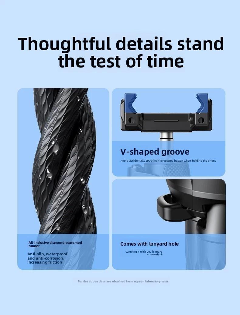 Штатив телескопічний Ugreen 360° алюмінієвий 287 мм (29657155) - фото 4