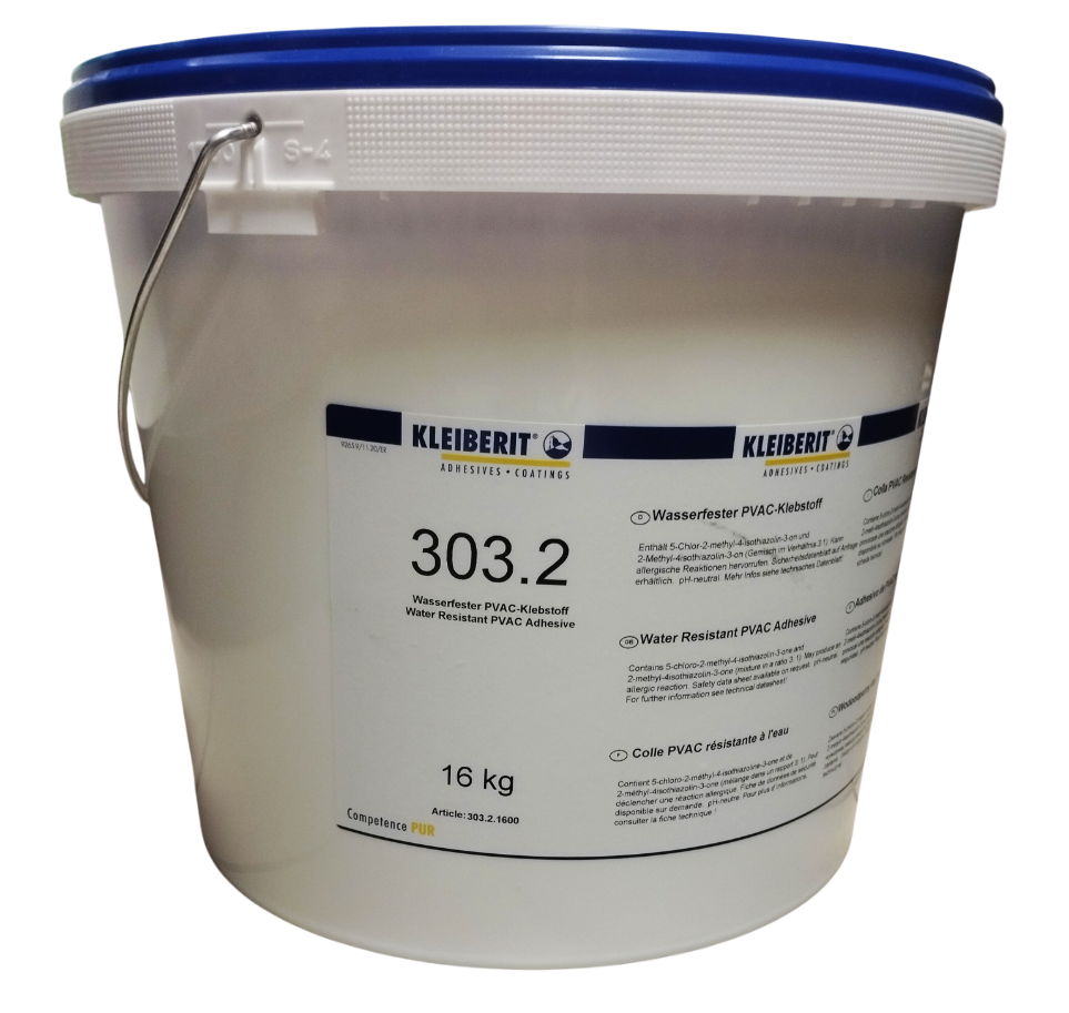 Клей ПВА столярный Kleiberit 303.2 D3 16 кг (2308684387)