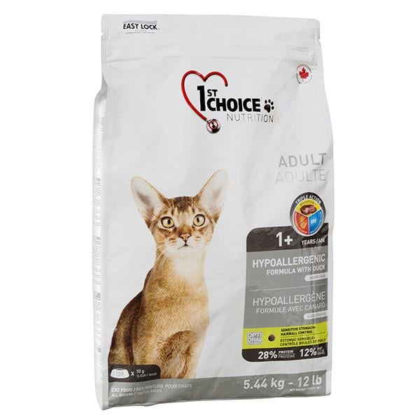 Корм сухой для котов 1st Choice Hypoallergenic 5,44 кг (24389587)