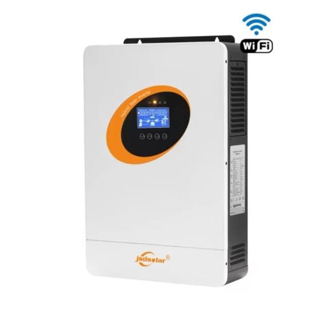 Інвертор гібридний Jsdsolar MPPT 4 кВт 24 В 100A сонячний зарядний пристрій 500 В постійного струму PV вхід (30070143) - фото 5