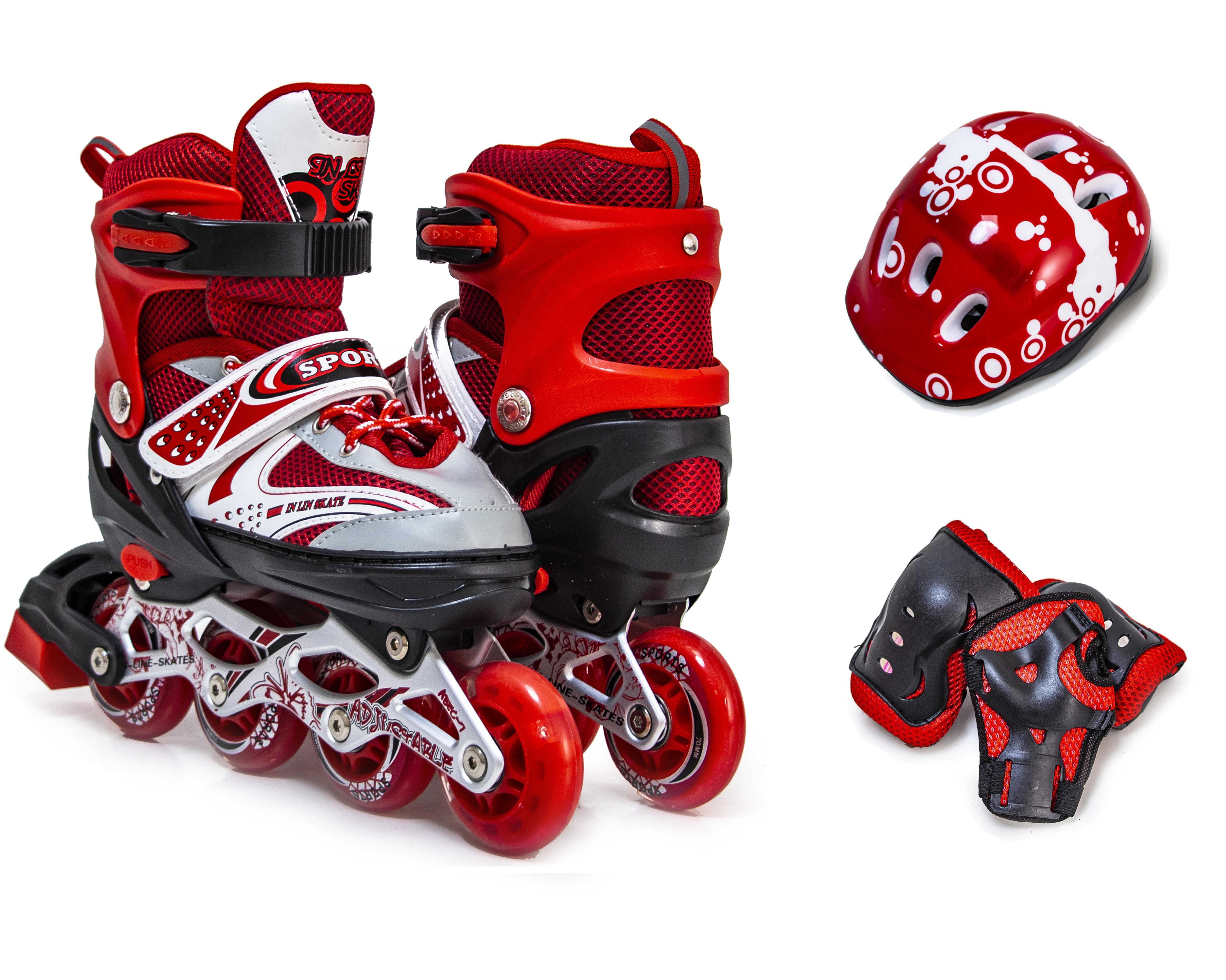 Комплект роликов Happy р. 29-33 Red