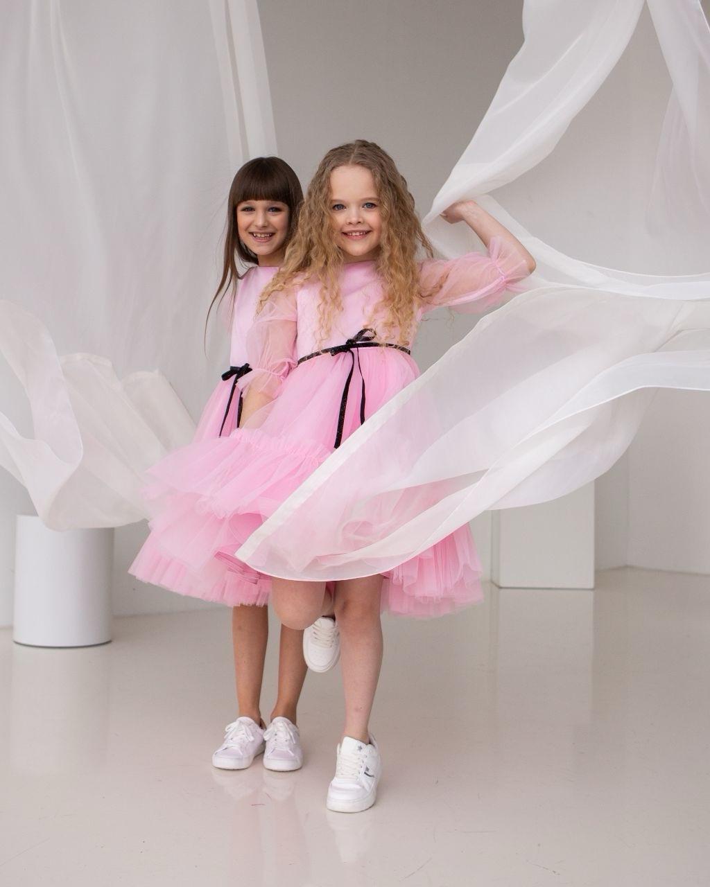 Платье праздничное для девочки 134 см Розовый (2228297069) - фото 3 Платье праздничное для девочки 134 см Розовый (2228297069) - фото 3