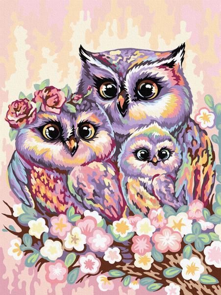 Картина по номерам Danko Toys Птицы Сова 30х40 см рус. в коробке (KpN-03-02) Картина по номерам Danko Toys Птицы Сова 30х40 см рус. в коробке (KpN-03-02)