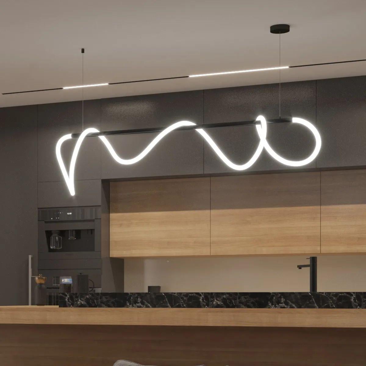 Светильник подвесной Mj-Light Rope L120 4000K Bk (10006)