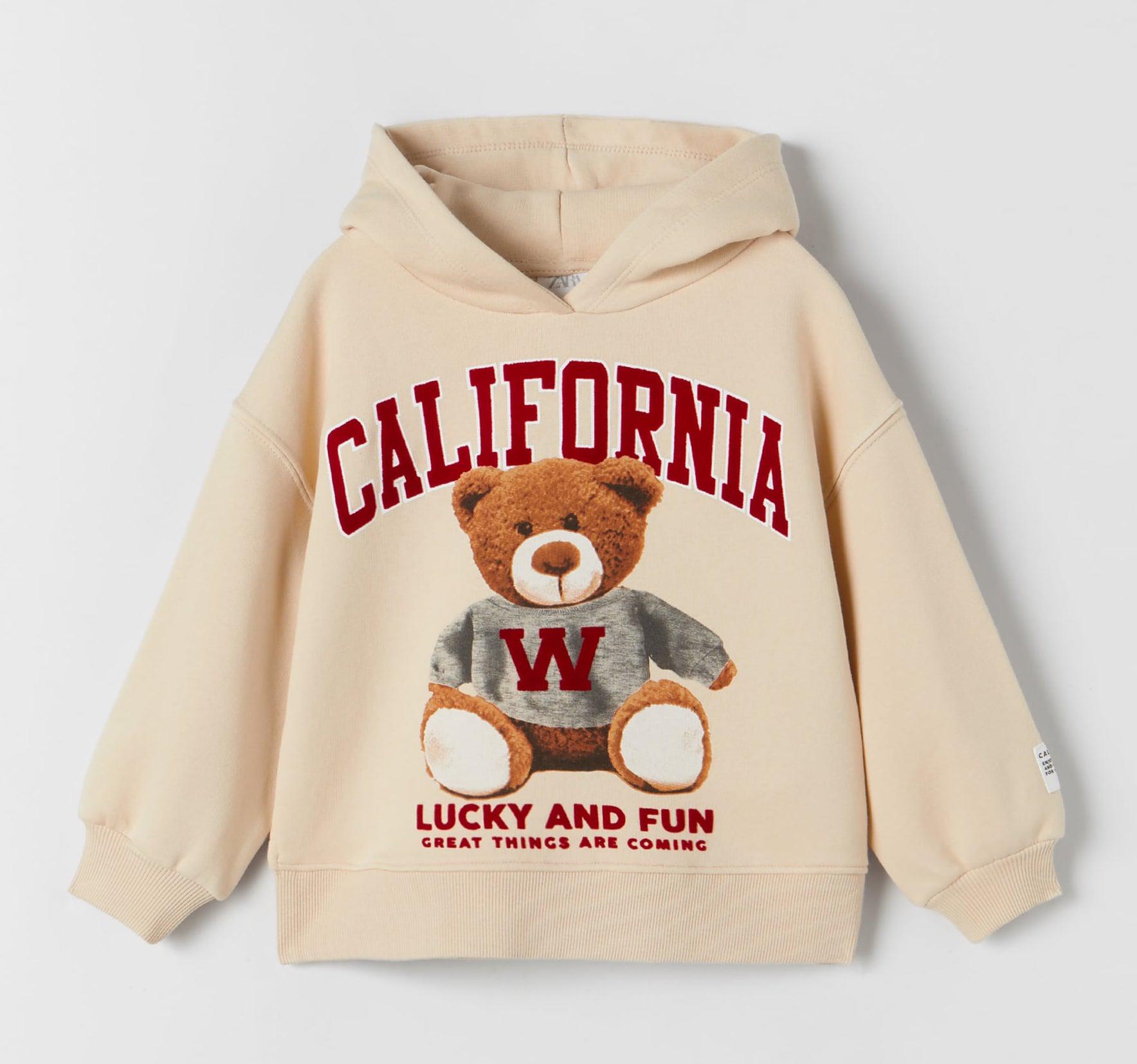 Худи для девочки Zara размер 140 Бежевый (5431732450)