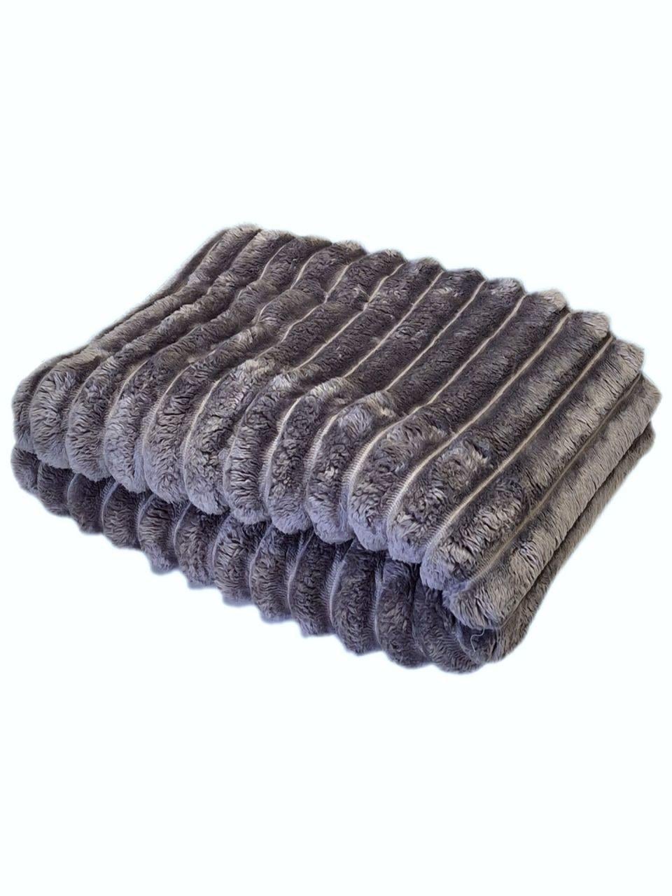 Плед флисовый Шарпей 150x200 см Черника (2283)