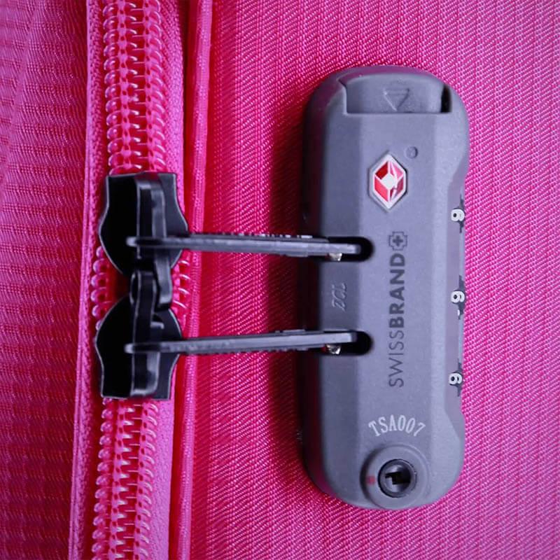 Валіза Swissbrand Silkeborg S Fuchsia/Light Grey (DAS301384) - фото 5 Валіза Swissbrand Silkeborg S Fuchsia/Light Grey (DAS301384) - фото 5