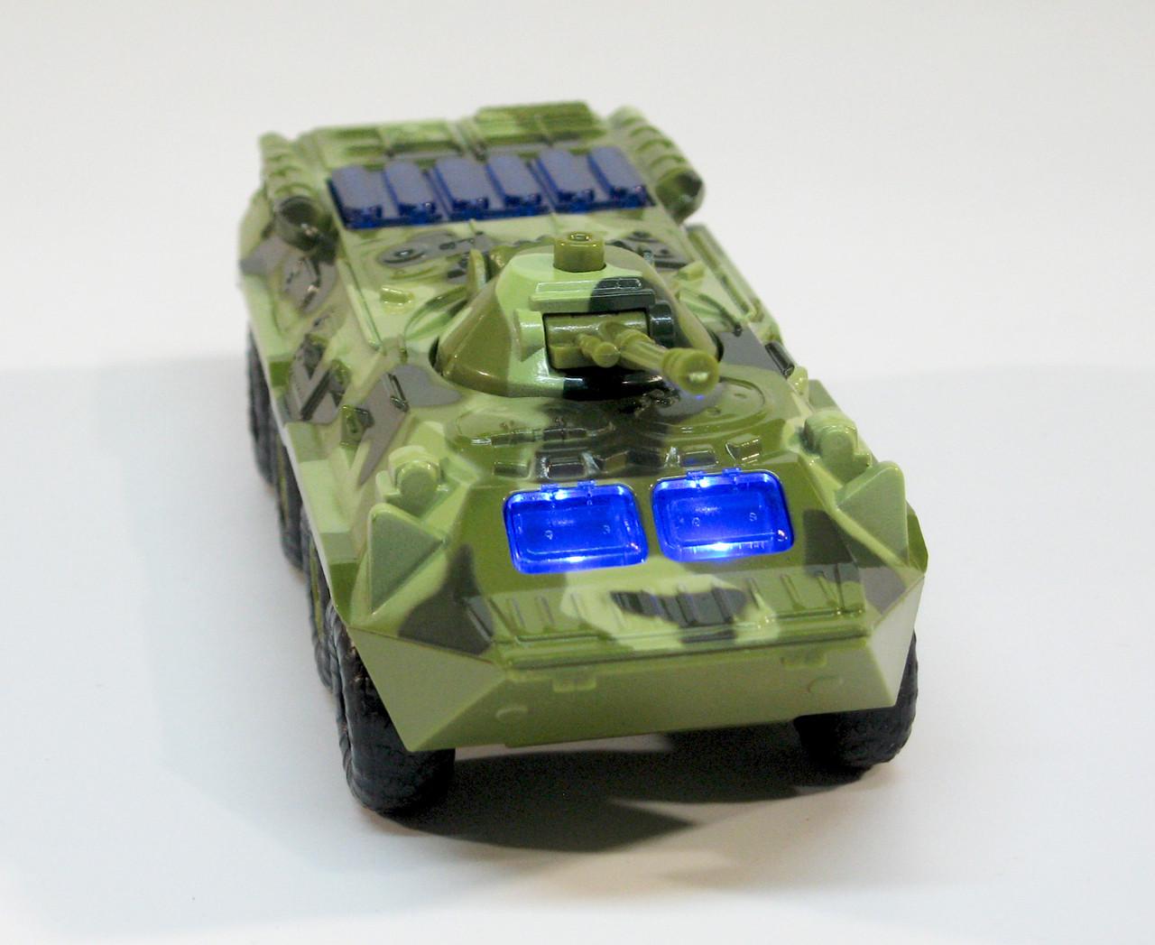 Модель металлическая Бронетранспортер БТР-80 1:54 (6409 D) - фото 5