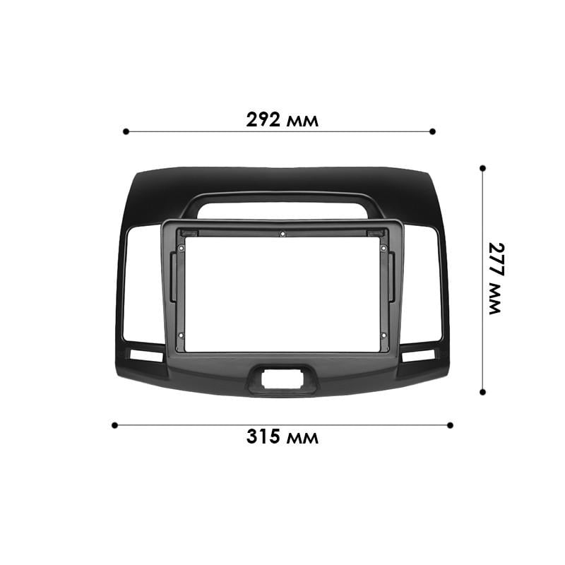 Перехідна рамка 9" Lesko для Hyundai Elantra (HD) Avante (HD) 2006-2010 (3692) - фото 4
