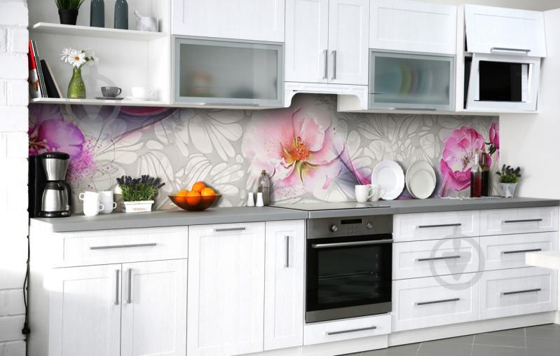 Скинали на кухню Zatarga «Прикосновение одиночества» 600х3000 мм виниловая 3Д наклейка кухонный фартук