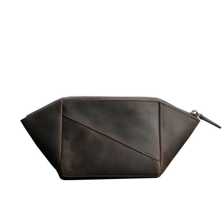 Косметичка жіноча шкіряна 2.0 Crazy Horse Темно-коричневий (A-026306)