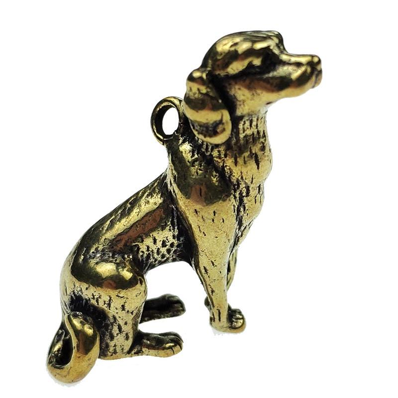 Амулет талисман Собака латунь 2,9х1,6 см Желтый (C1762) Амулет талисман Собака латунь 2,9х1,6 см Желтый (C1762)