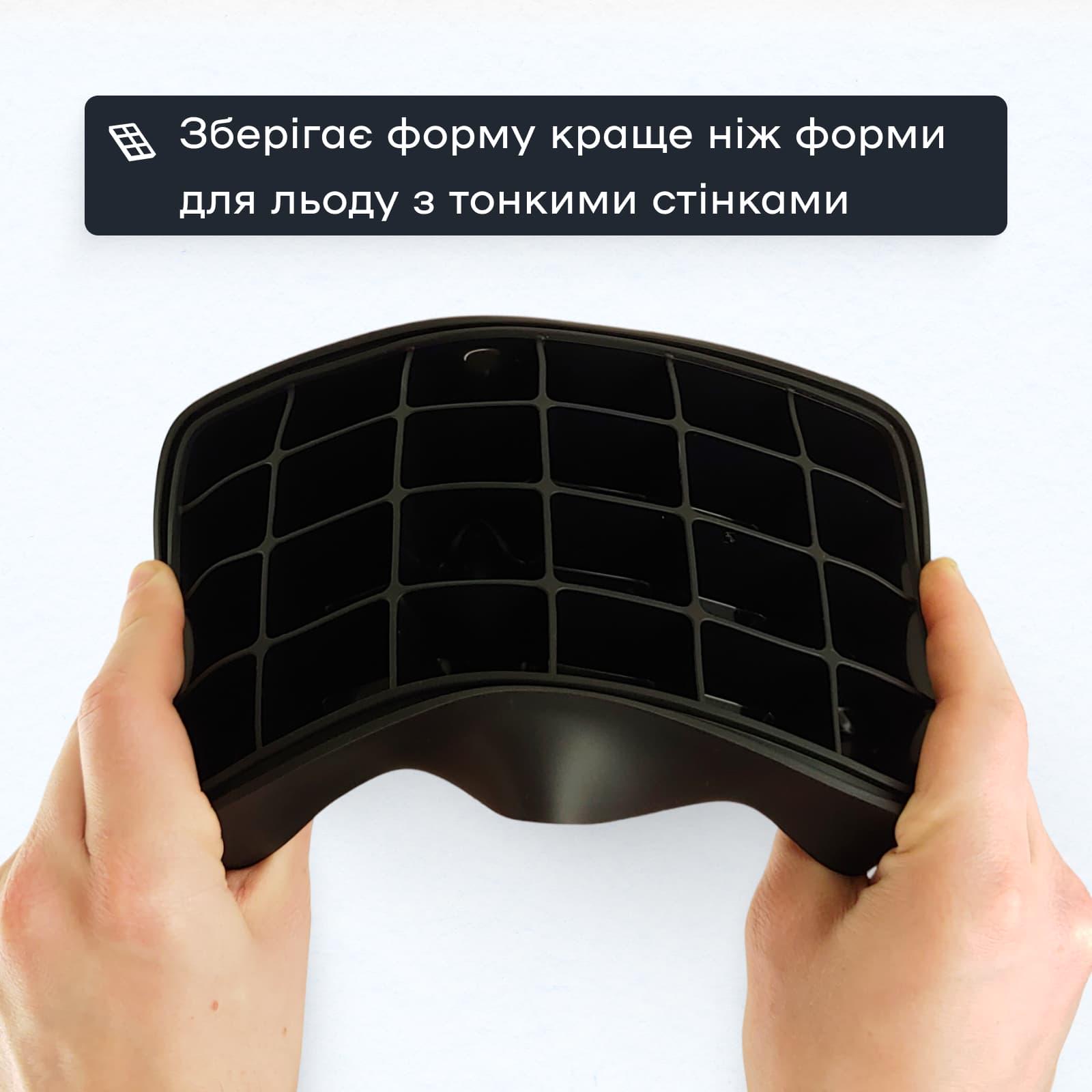 Форма для льда с крышкой Olin&Olin 24 кубика Черный (6732-M-24-Black) - фото 6 Форма для льда с крышкой Olin&Olin 24 кубика Черный (6732-M-24-Black) - фото 6