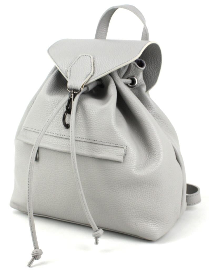 Рюкзак женский кожаный Borsacomoda 851.016 9 л Серый