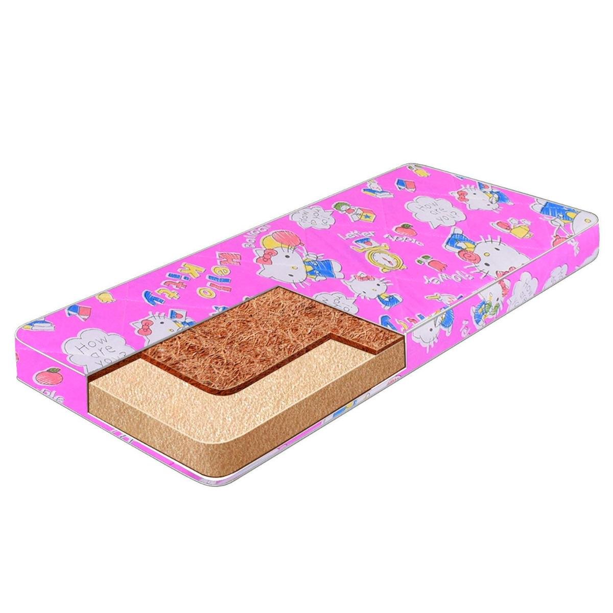 Матрас детский ортопедический Homefort Hello Kitty 120х60х7 см Розовый (1112223)
