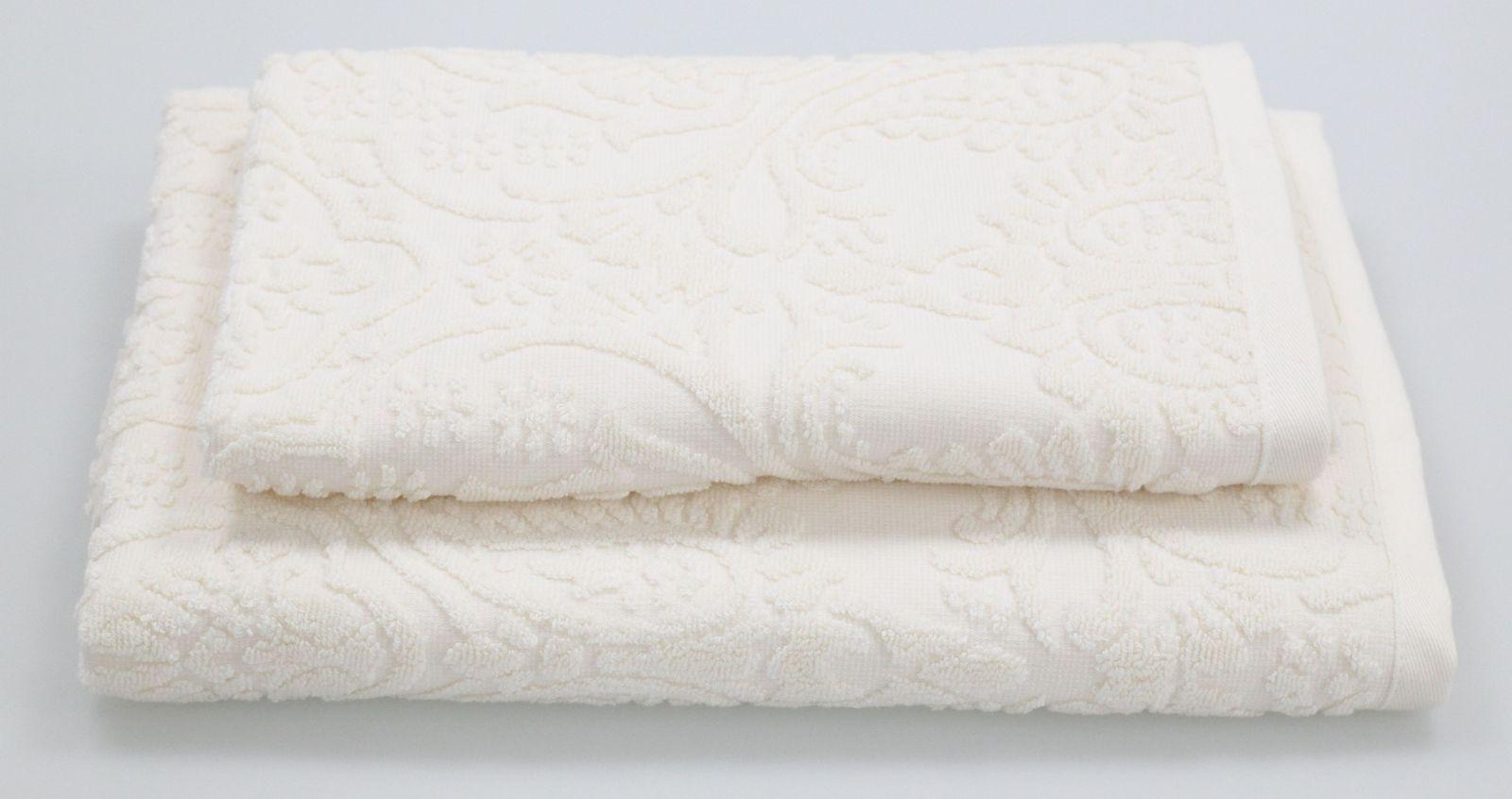 Набор полотенец Pavia 50х85x75х150 см Молочный (13249439)