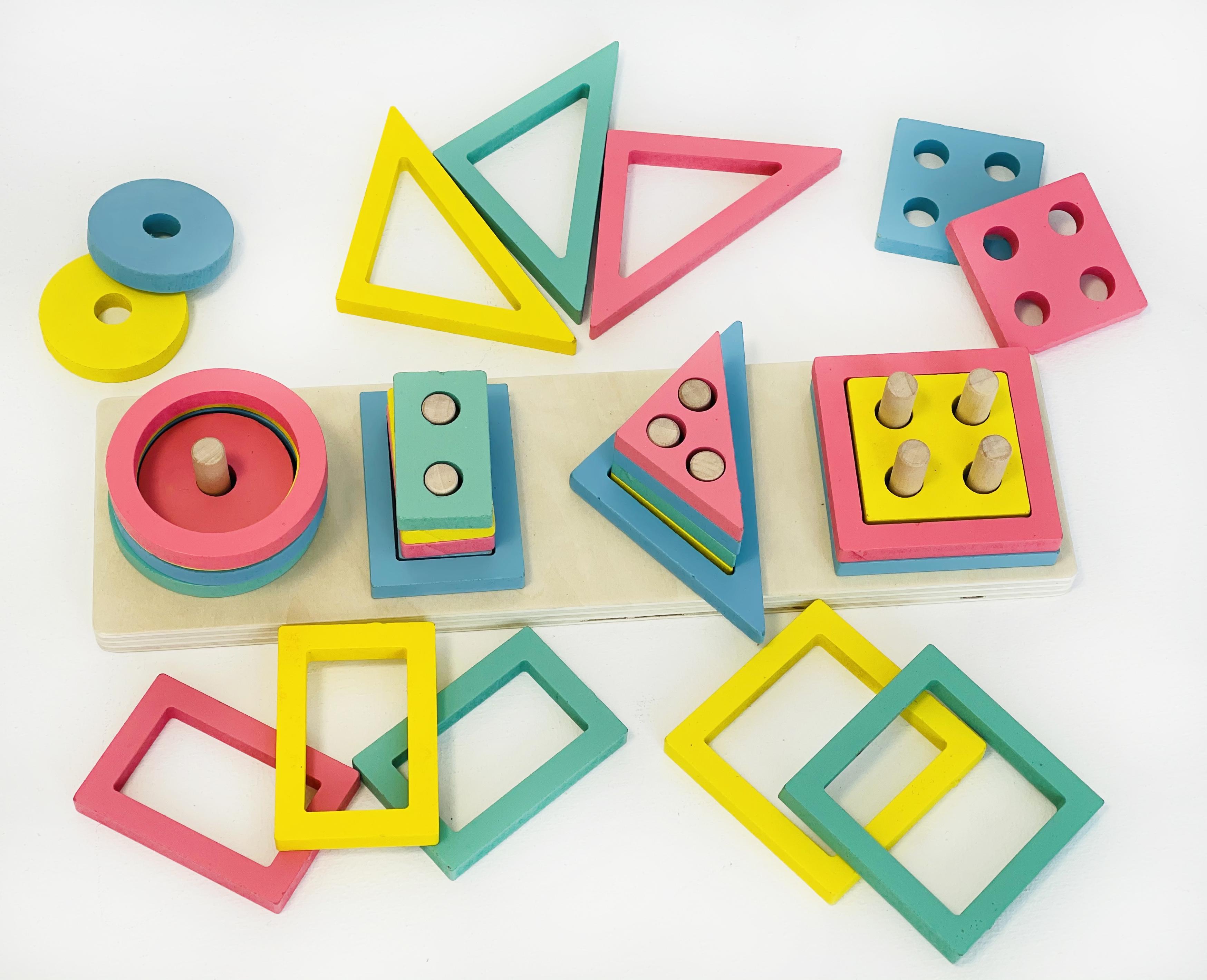 Детская деревянная развивающая игрушка геометрический сортер Oray - фото 4 Детская деревянная развивающая игрушка геометрический сортер Oray - фото 4