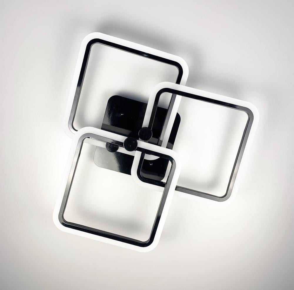 Люстра потолочная LED на 3 рожка/пульт Черный (A2503/3L BK_470)