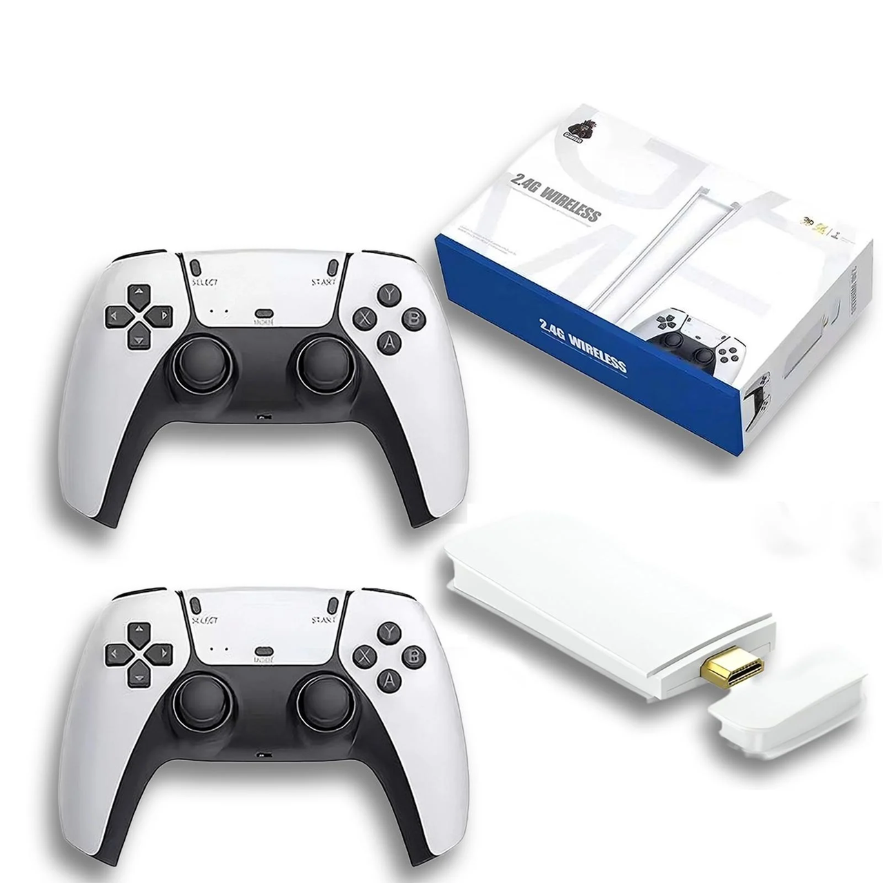 Игровая консоль M15 Pro Plus 64Gb 30000+ игр и 2 беспроводных джойстика Sega/Nintendo/Junior 8/16/32 бита (2760299828)