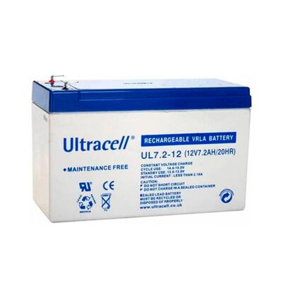 Акумуляторна батарея Ultracell UL7.2-12 AGM 12V 7,2 Ah 151 x 65 x 99 White Q8/420