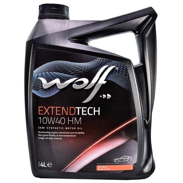 Моторна олива WOLF ExtendTech HM A3/B4 SM/CF 10W-40 4 л (8302213)