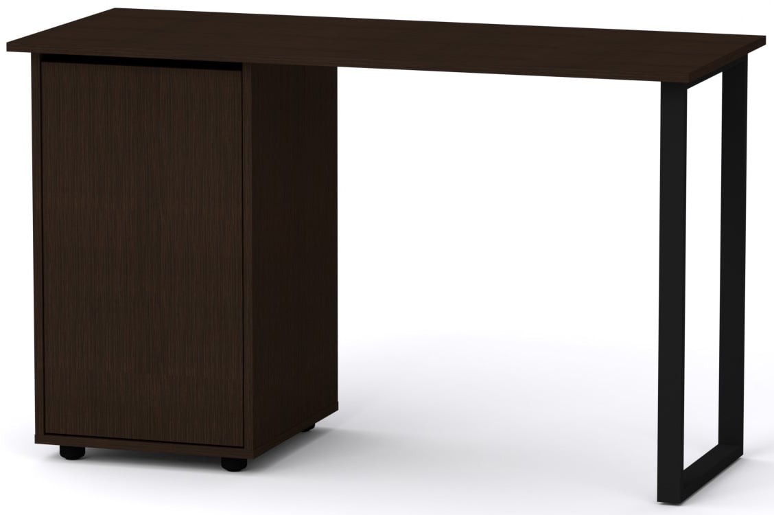 Стіл письмовий Лофт-5 Компаніт Венге темний 120х50х72,8 см (60a3648a03f0761ba35697b4)