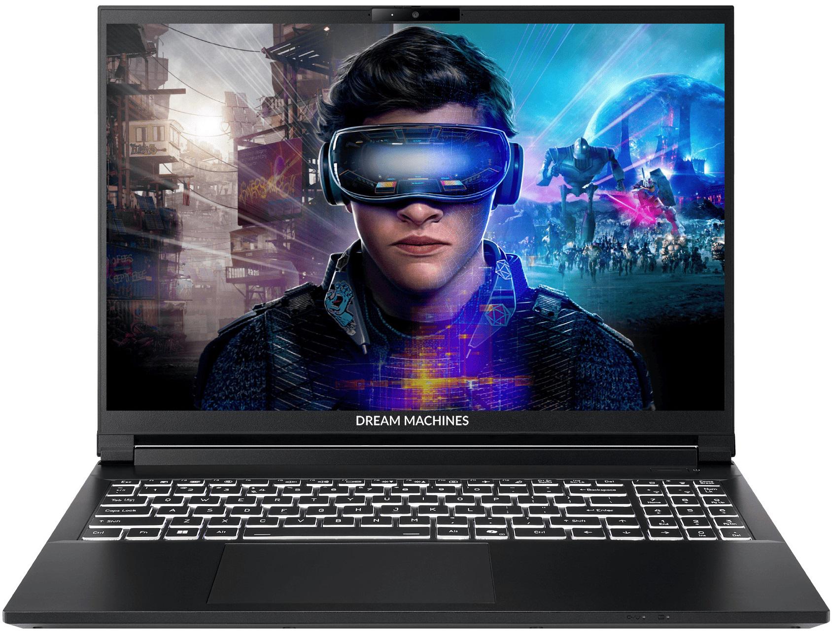 Ноутбук ігровий Dream Machines RT5070-15 15,6" FHD+ AMD Ryzen AI 9 32 Гб DOS Чорний (RT5070-15UA22)