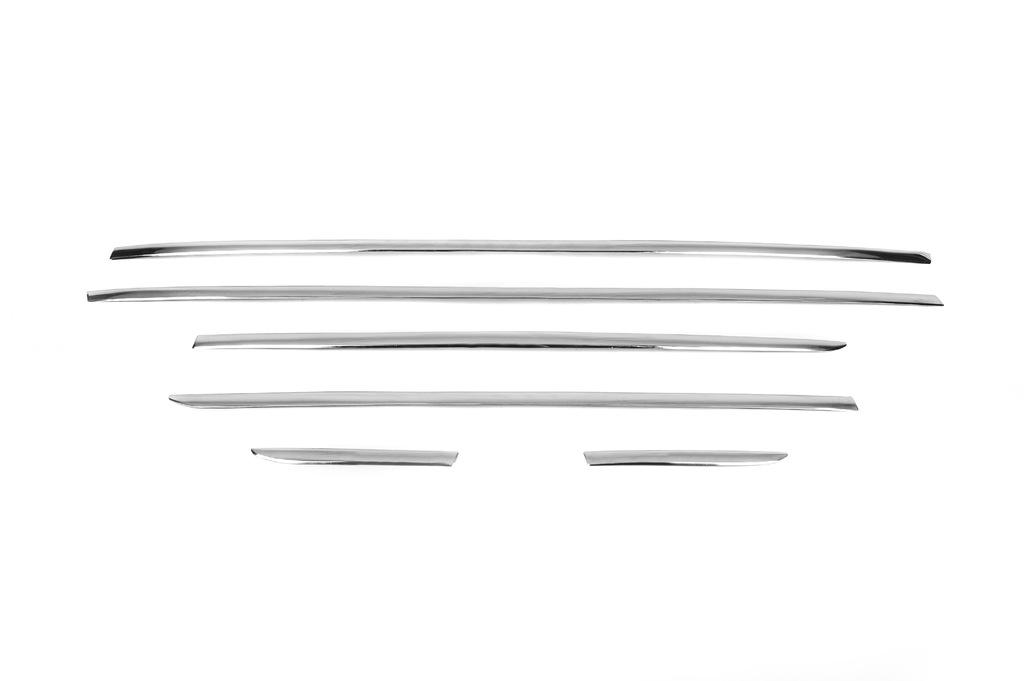 Накладки на молдинг V1 Carmos для Mercedes S-сlass W222 нержавеющая сталь Хром