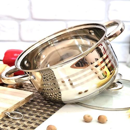 Кастрюля с крышкой Unique UN-5006 нержавеющей стали 4,5 л (6-18-UN5006) - фото 2 Кастрюля с крышкой Unique UN-5006 нержавеющей стали 4,5 л (6-18-UN5006) - фото 2