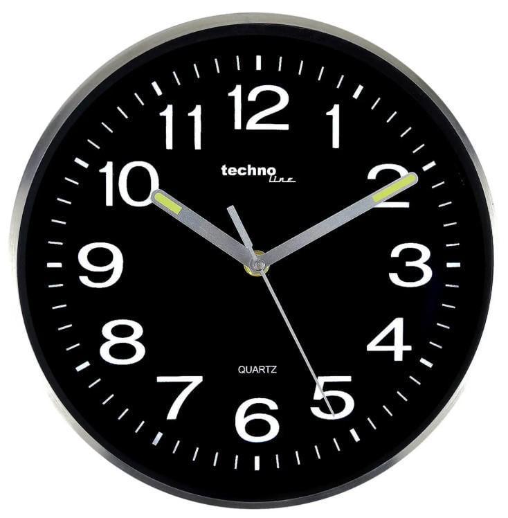 Часы настенные Technoline WT7620 Black/Silver (WT7620) Часы настенные Technoline WT7620 Black/Silver (WT7620)
