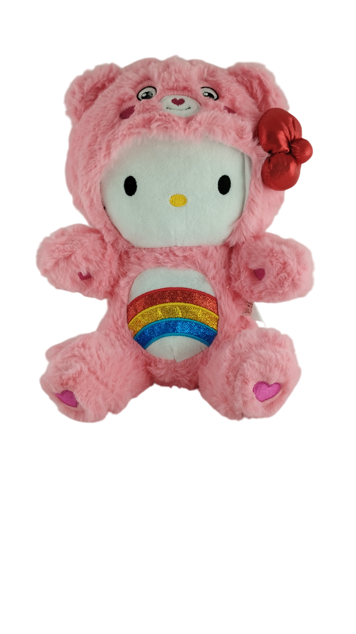 Мягкая игрушка Hello Kitty в костюме медведя 26 см Розовый (000012) Мягкая игрушка Hello Kitty в костюме медведя 26 см Розовый (000012)