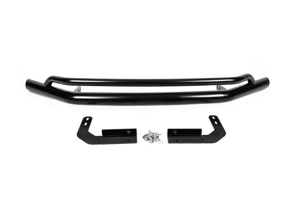 Передний ус двойной Vegas 76/42 2010-2016 CAN для Volkswagen Amarok 2010-2022 гг. нержавеющая сталь Черный