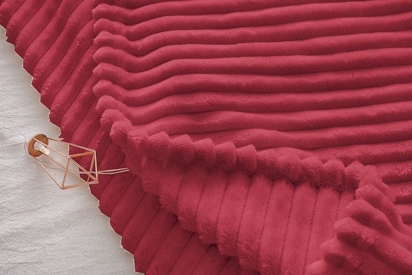 Плед TAGtextil велсофт Червоний 200х220 см (ALM1935) - фото 2 Плед TAGtextil велсофт Червоний 200х220 см (ALM1935) - фото 2