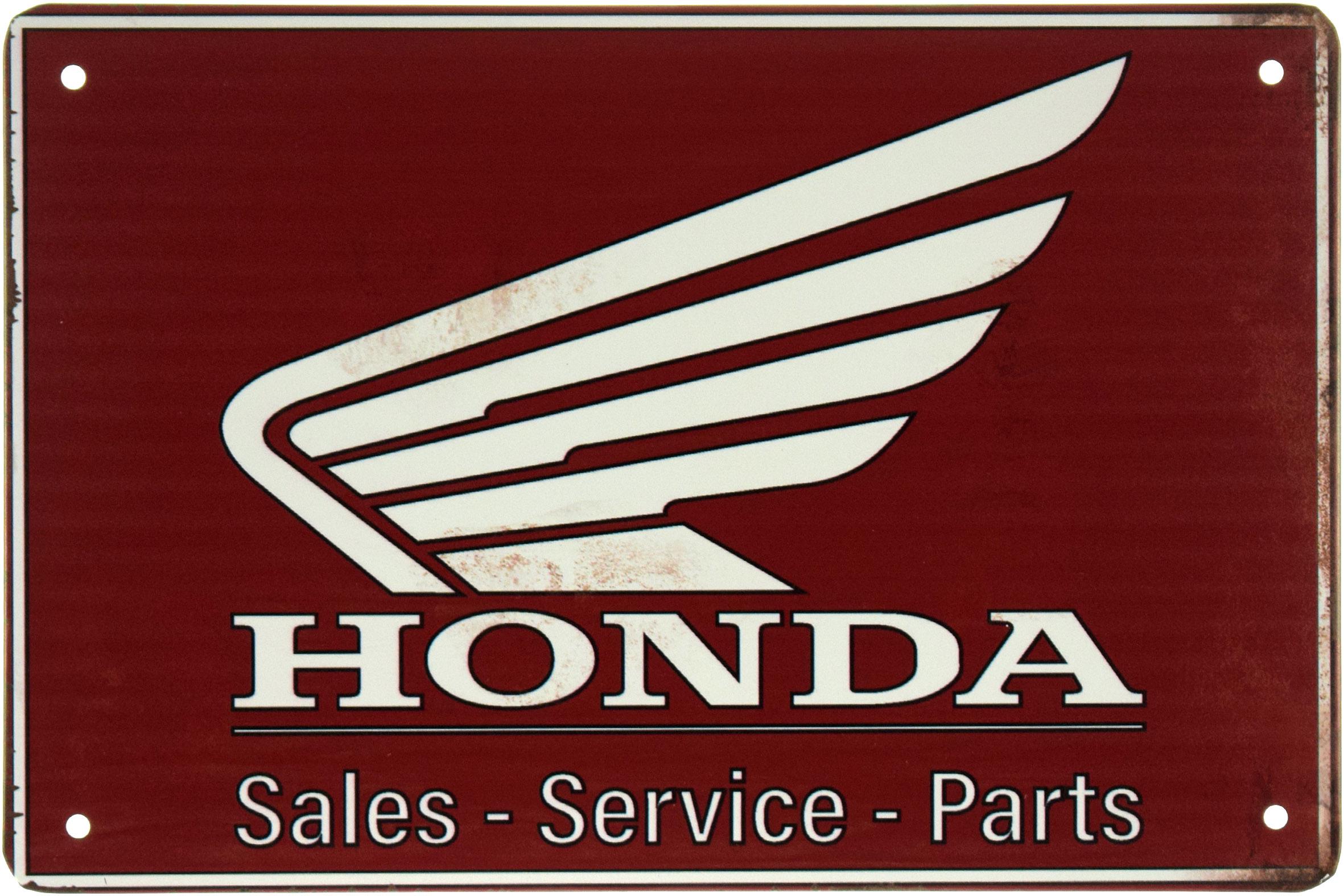 Табличка металева Honda Sales-Service-Parts 20x30 см